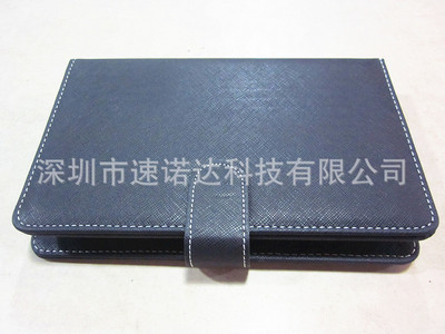 深圳市速諾達科技 廠家直銷多尺寸平板電腦通用鍵盤皮套，優質皮革，批發優選